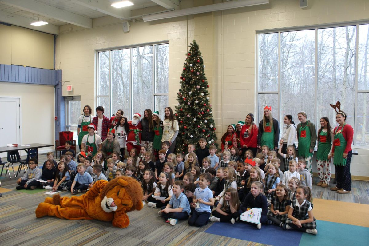 Tuffy Improves Image by Playing Santa for NDES Students